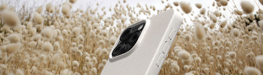 Plant-Based Phone Case in the Field Banner