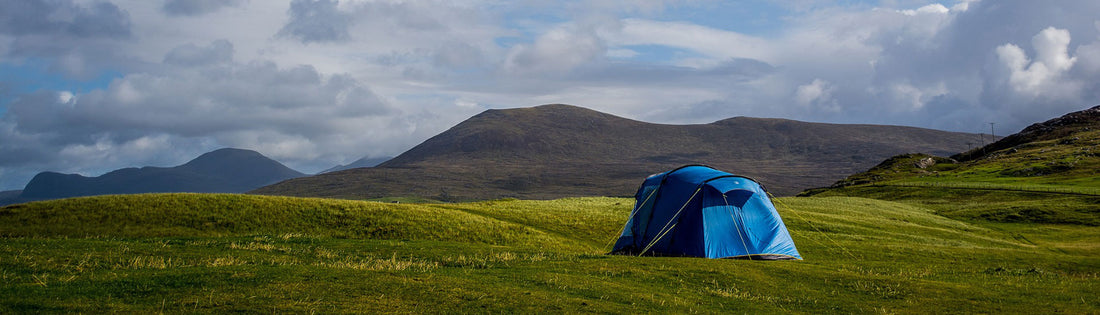 Sustainable Camping Banner