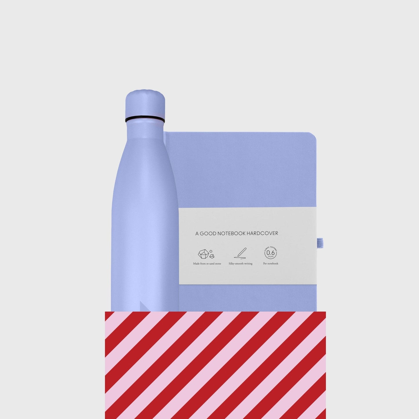 Bundle - Thermal bottle & Stone Paper Notebook, Vista Blue