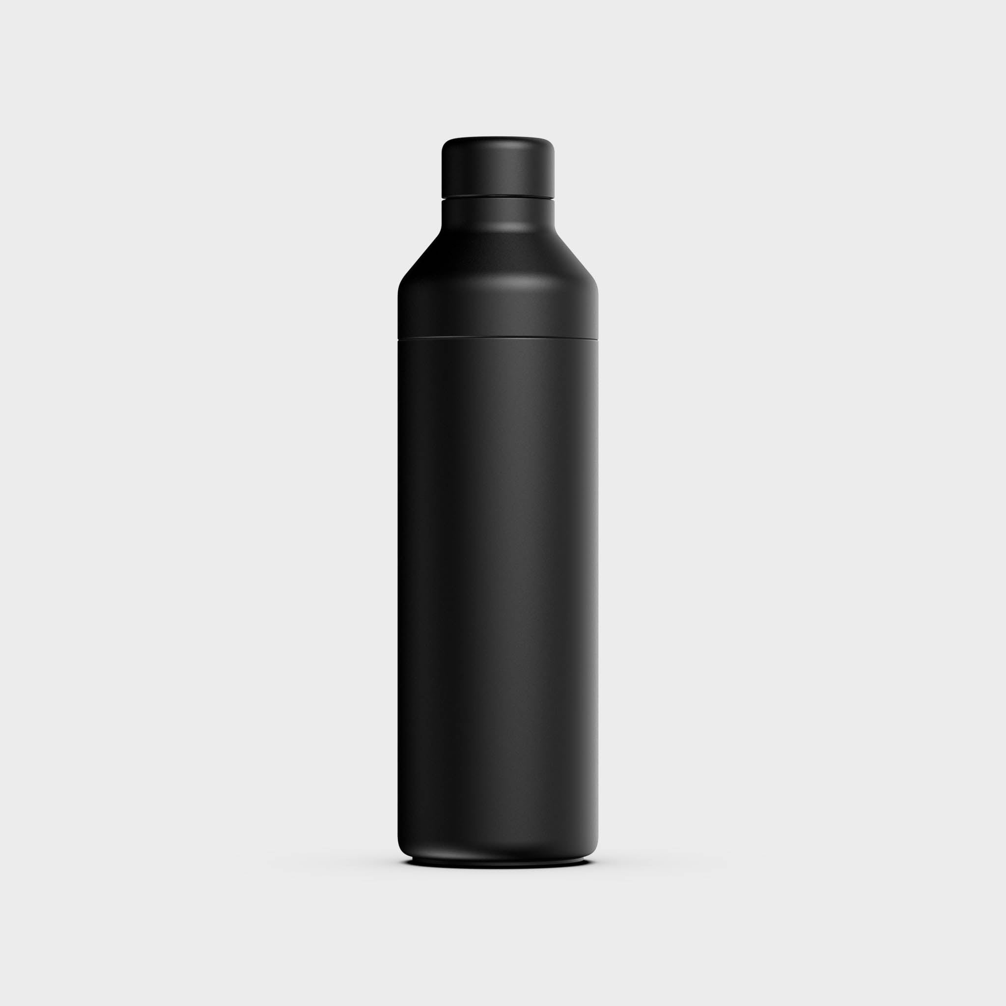 Stainless Steel Bottle Hybrid Black