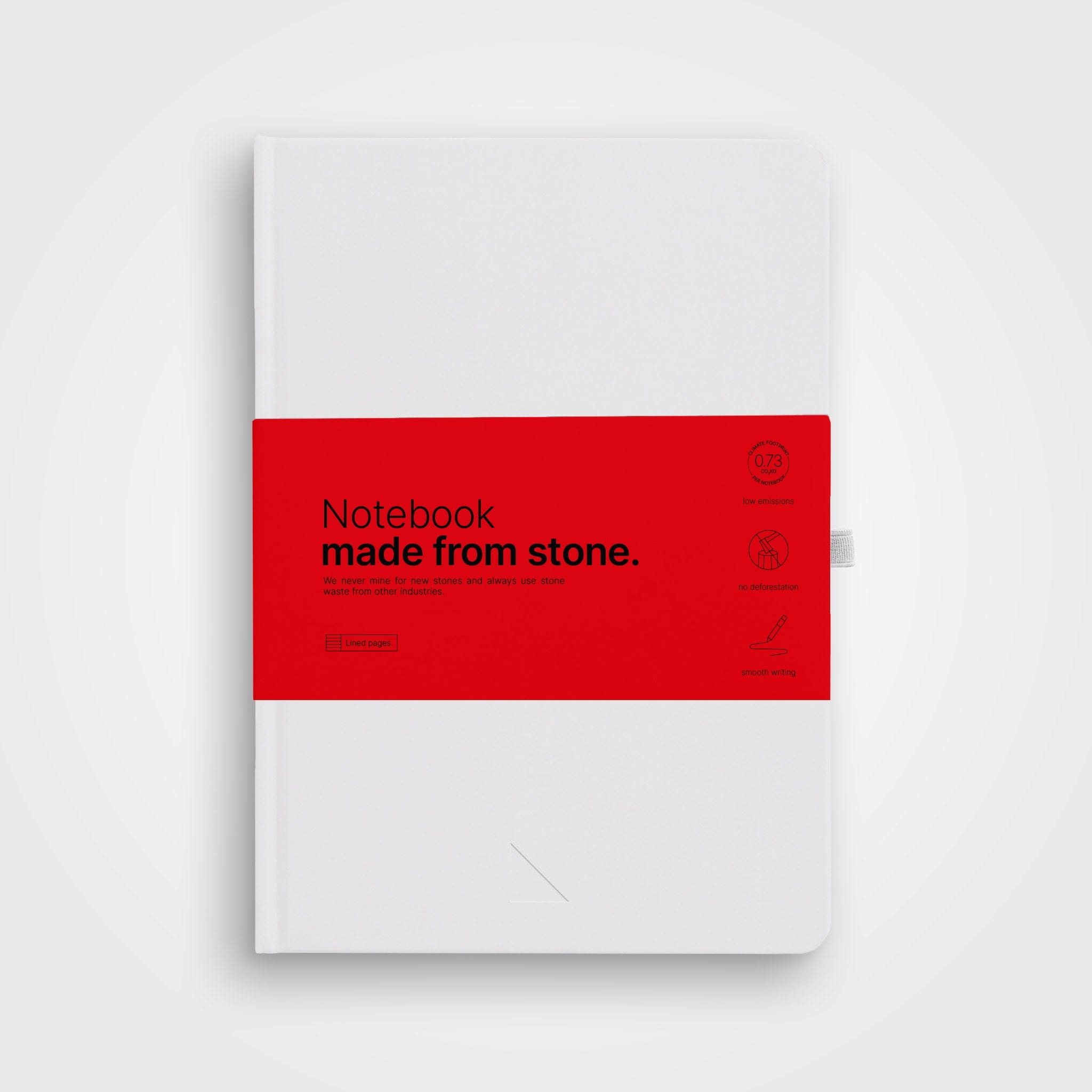 Stone Paper Notebook White