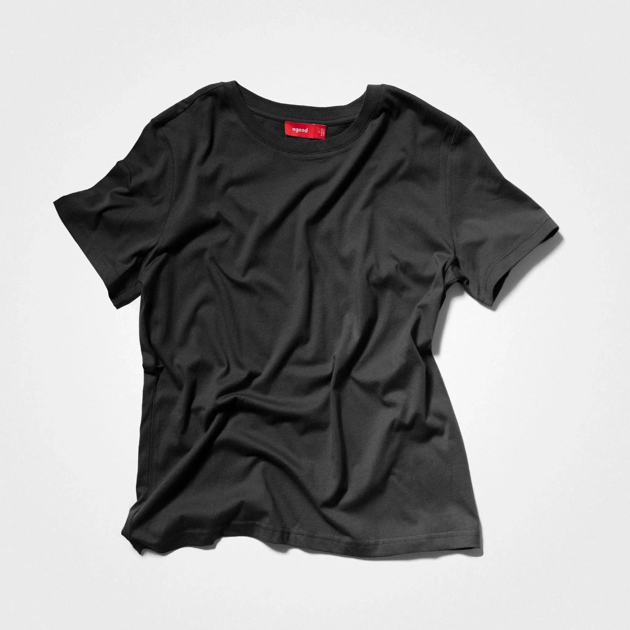 T Shirt Black Recycled Cotton Black Friday Offer